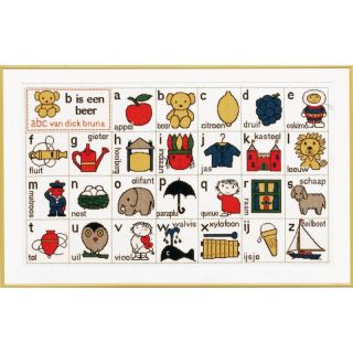 Borduurpakket ABC van Dick Bruna - Pako