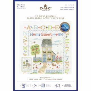 Borduurpakket Home Sweet Home - DMC