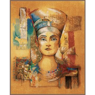 Borduurpakket Nefertite - Lanarte