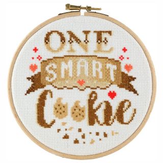 Borduurpakket One smart cookie - Stitchonomy