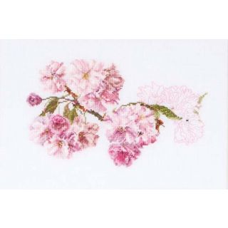Borduurpakket Prunus bloesem Aida - Thea Gouverneur