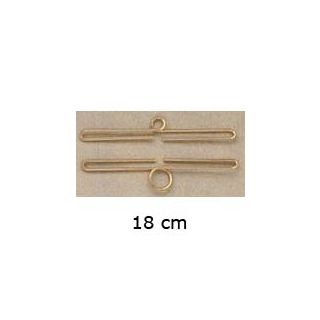 Ornament groeimeter - schellenkoord 18 cm - Permin 