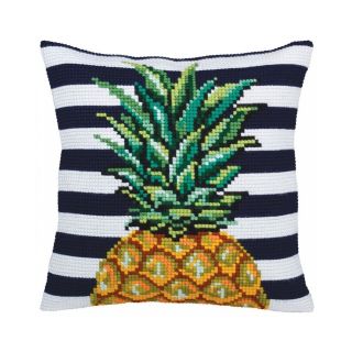 Kussen Pineapple - borduurpakket Collection d'Art